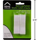 Sujetadores de cierre magico velcro, 3/4 "x 8", Blanco