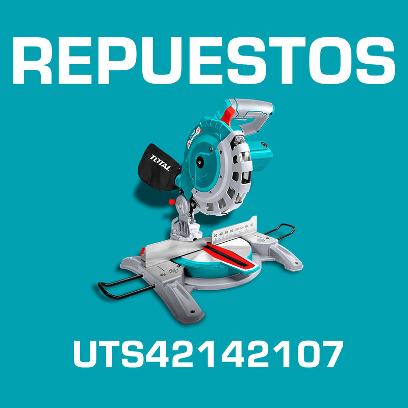 Repuestos Sierra Ingleteadora 8" 1400W Codigo UTS42142107