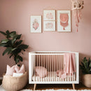 Panel Decorativo WPC Bambú Soft touch 1.22 m x 2.80 m x 5 mm Rosa Coral Pastel