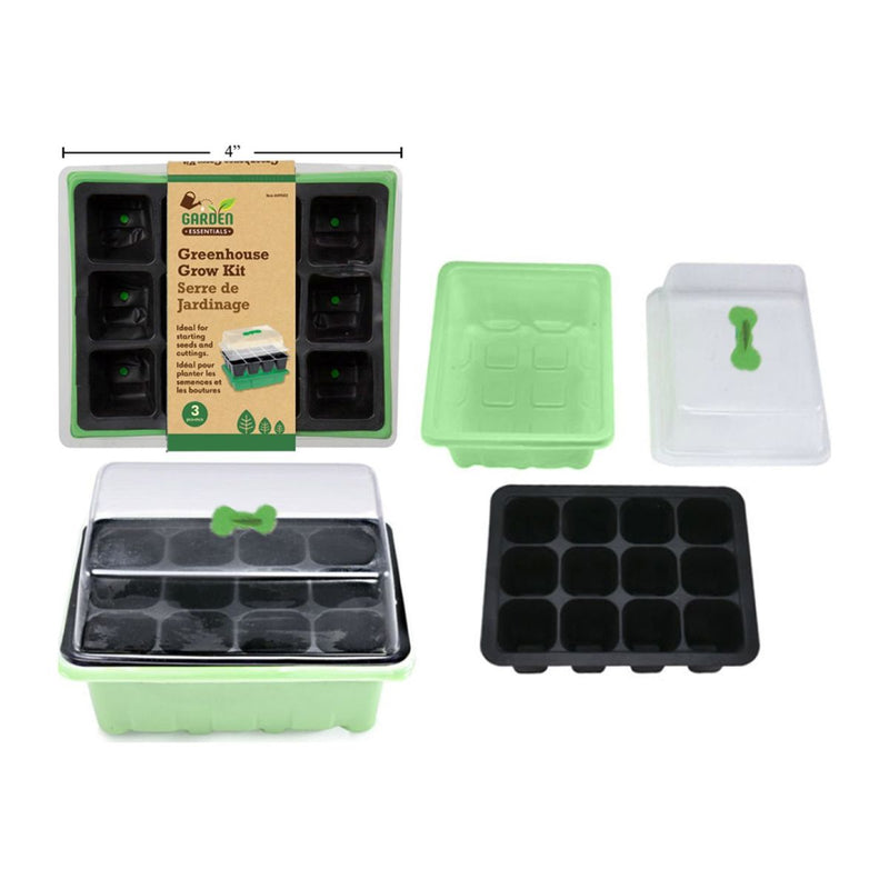 Garden E. maceta para germinar plantas de jardín, 9.6 "x8" x2.5 "