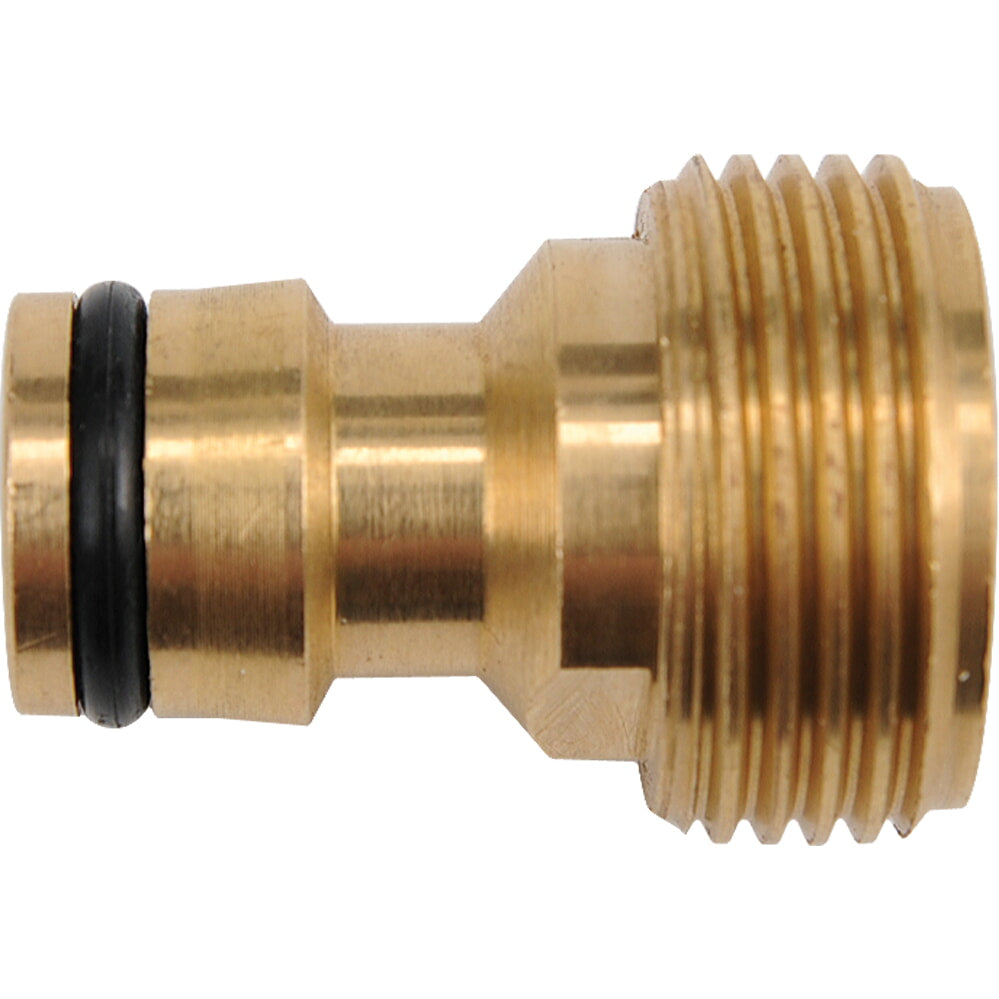 Adaptador conector de manguera macho rosca 3/4''