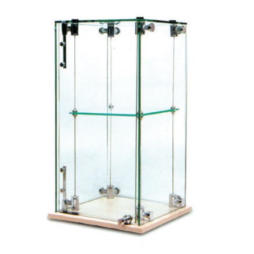 Conector vidrio-vidrio 2 vias 8-10mm. (hollo para cable) (C-C3200B-04/19).