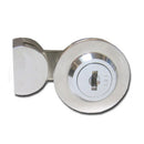 cerradura cilindrica para pegar con UV. (vidrios de 8 mm) Requiere perforar vidrio.