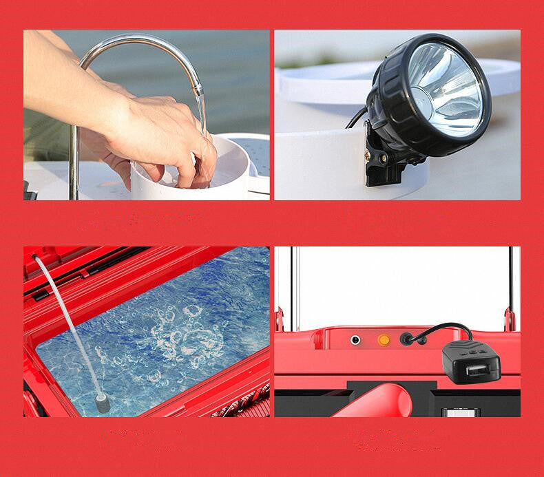 Cooler multifuncional caja para pesca 40L todo terreno