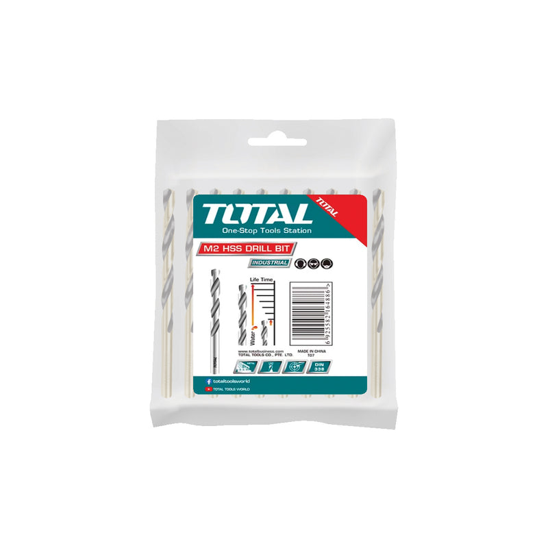 (Pack 10pcs) brocas M2 HSS 7/64".