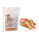 Bandas de goma de 4 oz, tamaños y collares surtidos, bolsa con cierre hermético