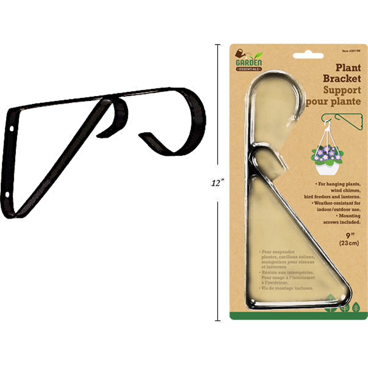 Angulo para colgar plantas