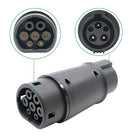 Adaptador de enchufe carga J1772 tipo1 a carro puerto Tipo 2 estandar Europeo