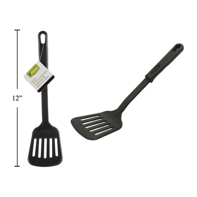 Luciano Nylon Espatula volteador para cocinar, etiqueta
