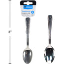 Cucharitas Luciano de 4 pzs, 7 " Acero inoxidable