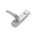 Manija con cilindro para puerta compatible con barra antipanico US073. Acabado silver (Trae 2 llaves