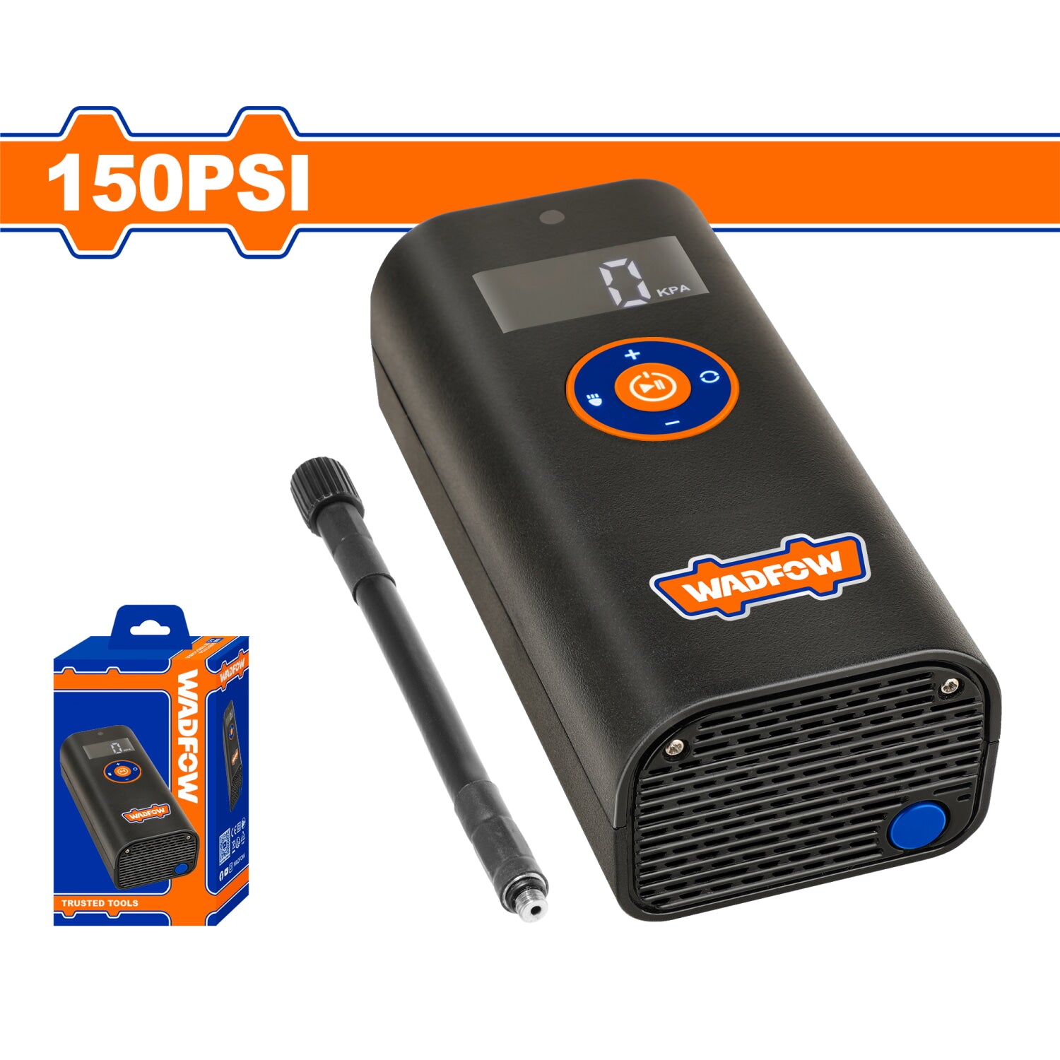 Compresor De Aire Automático portatil Batería De Litio De 8V. Presión: 150PSI. Carga USB-C