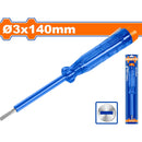 Lápiz medidor probador de voltaje. Tamaño de ranura: 3 x 140mm. AC 100-250V