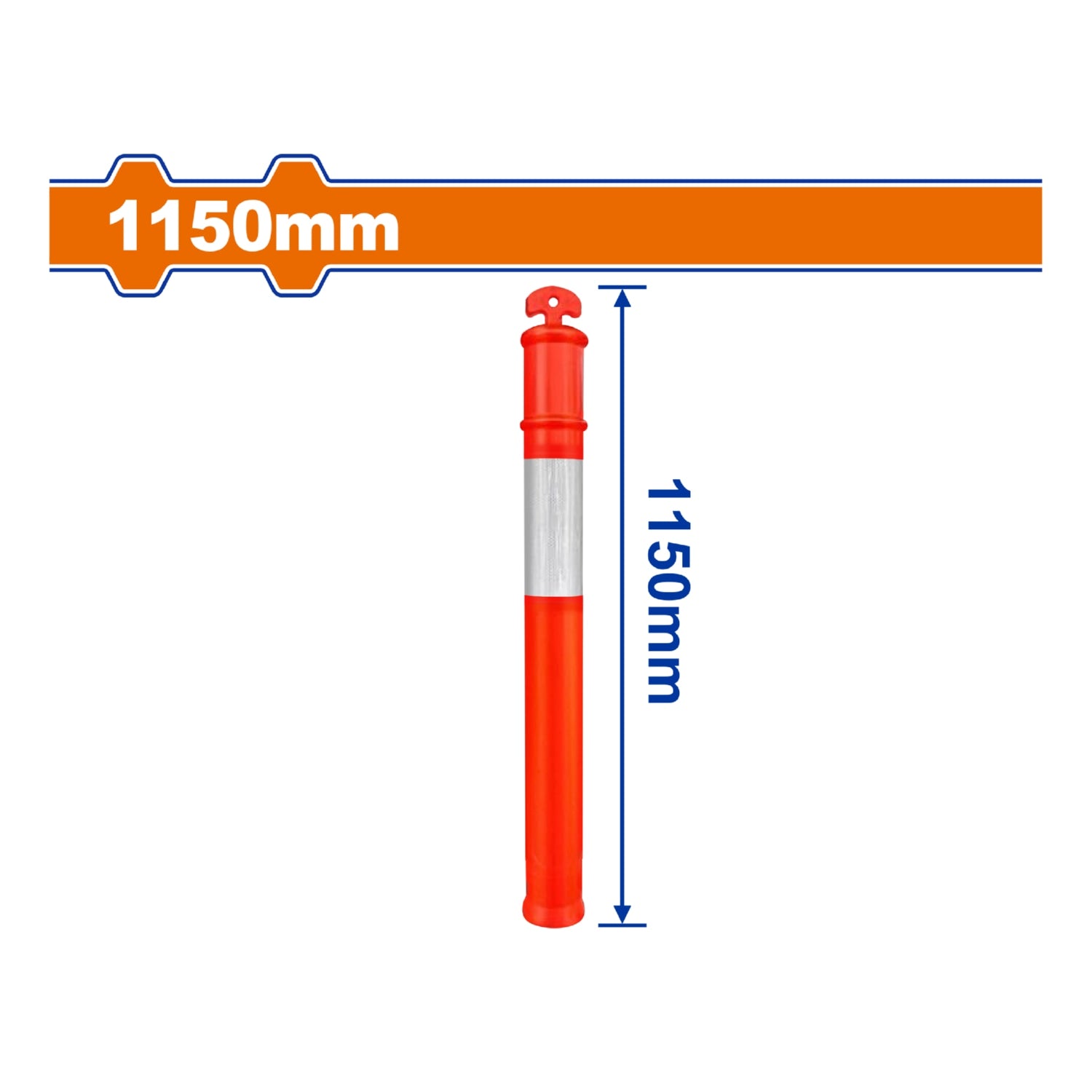 Poste de Advertencia con cinta reflectiva 1150mm. Compatible con WYJ2A06