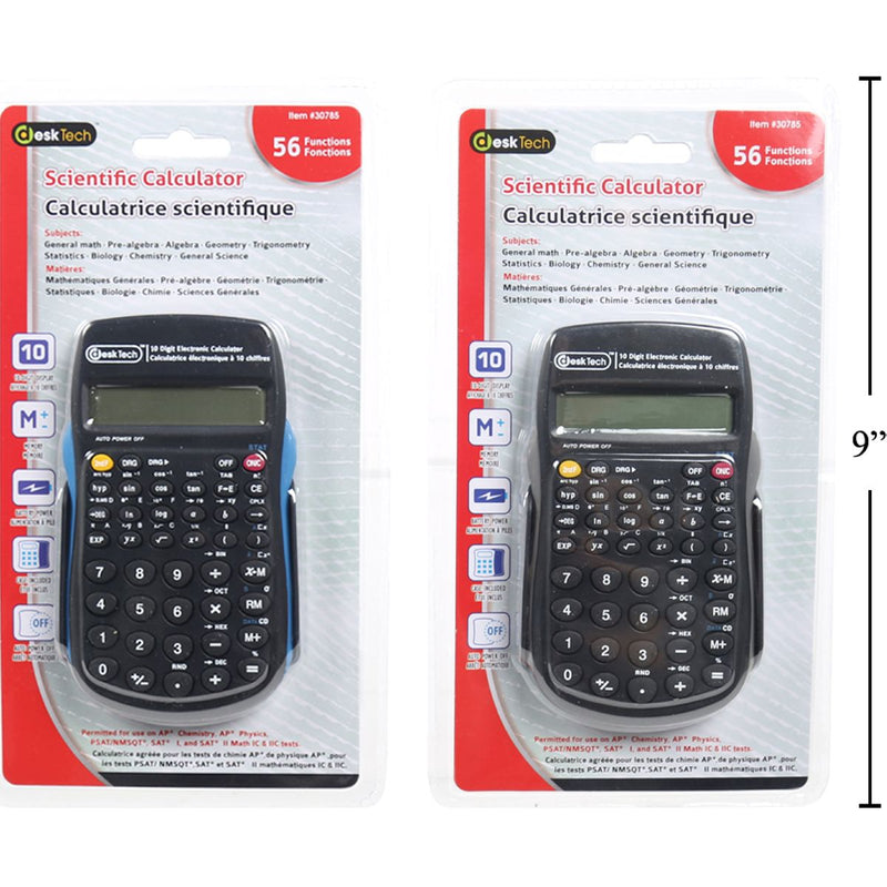 Calculadora científica Desk Tech, 10 + 2 dígitos (1 pza)