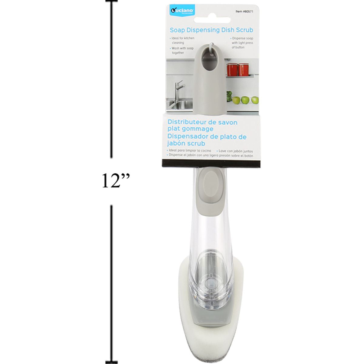 Dispensador de jabón Luciano DishScrub
