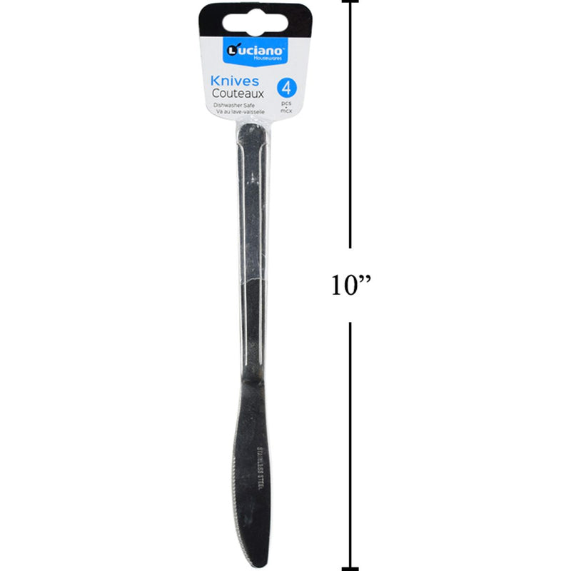 Cuchillo Luciano de 4 pzs, 8 " Acero inoxidable