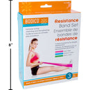 Bodico Fit, bandas de resistencia de 3 piezas, caja de col