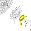 Anillo de engranaje de ABS de la llanta delantera (TRK502X)