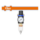 Regulador del filtro de aire para compresores 15cc. Finura del filtro 40µm. Entrada de aire:1/4"