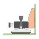 Ventosa con tope a 90° (Ajustable)