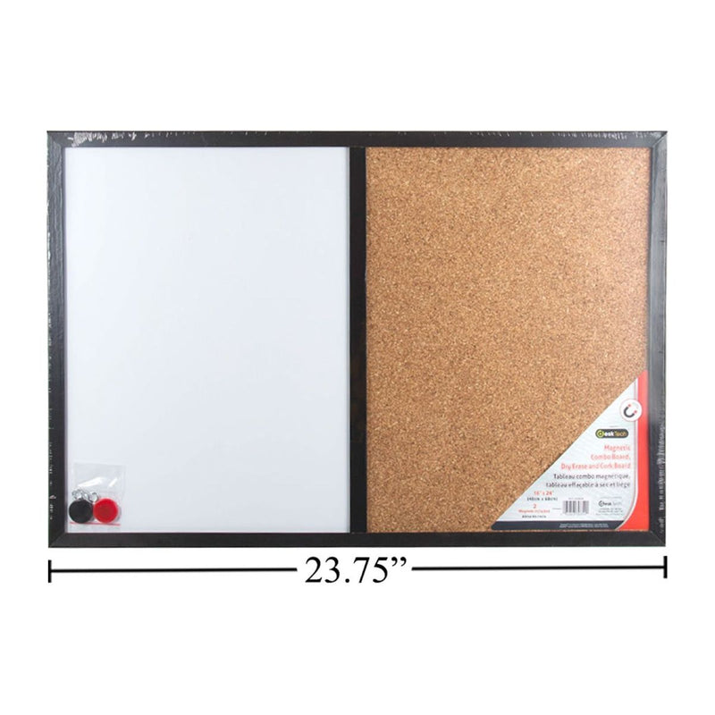 Pizarra magnetica tablero corcho blanco combinado 16 "x 24"