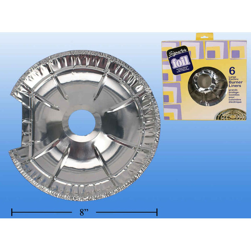 Revestimientos de quemador de estufas de lámina grande de 6 piezas