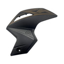 Covertor izquierdo del tanque de combustible negro con calcomanias (RK150)