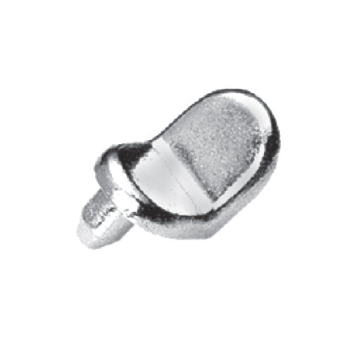 Pin para repisas de vitrinas y exibiciones. Cromado ( se vende por unidad)