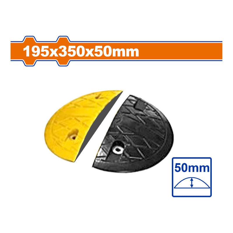 Topes para Policia Muerto.195×350×50mm. Set de 2 piezas. Finales para Reductor Vial.