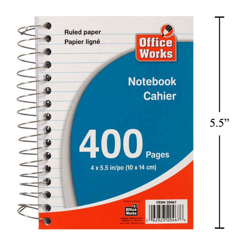 Cuaderno Chubby 400-P de 5.5x4 "