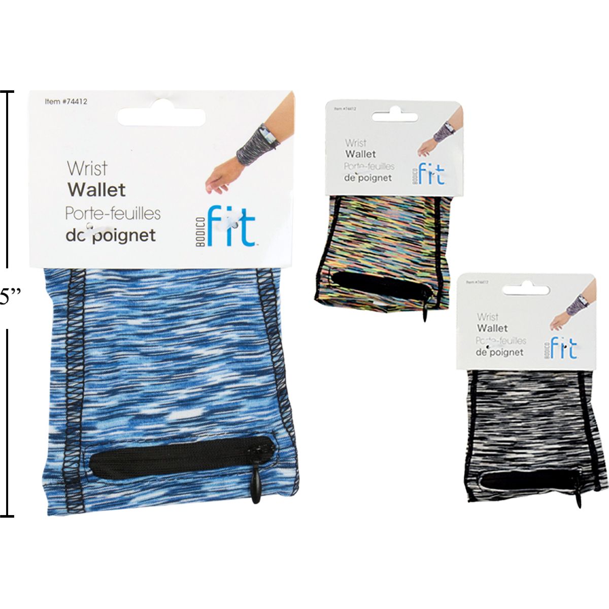 Bodico Fit, Cartera de brazo estático (1 Pza) (Viene en colores variados al azar)