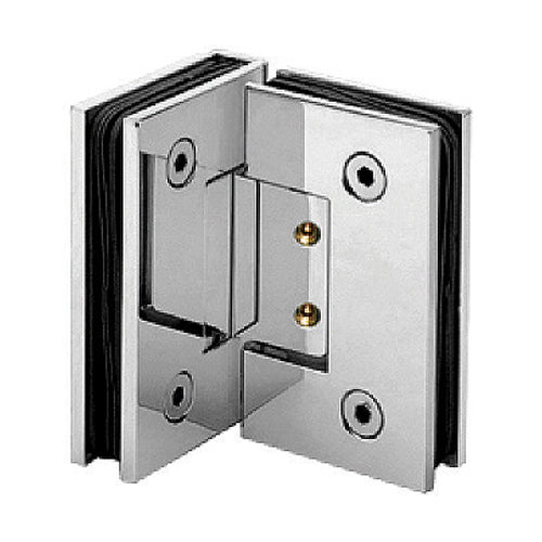 Bisagra ducha vidrio-vidrio 90° Ajustable Bronce niquelado alta calidad. Garantia 10 años