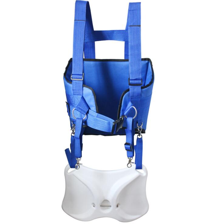 Cinturón arnés soporte de caña pesca Azul