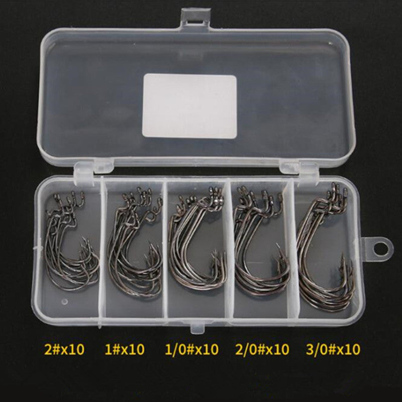 Kit De Anzuelos 50 Uds. #2-#3/0