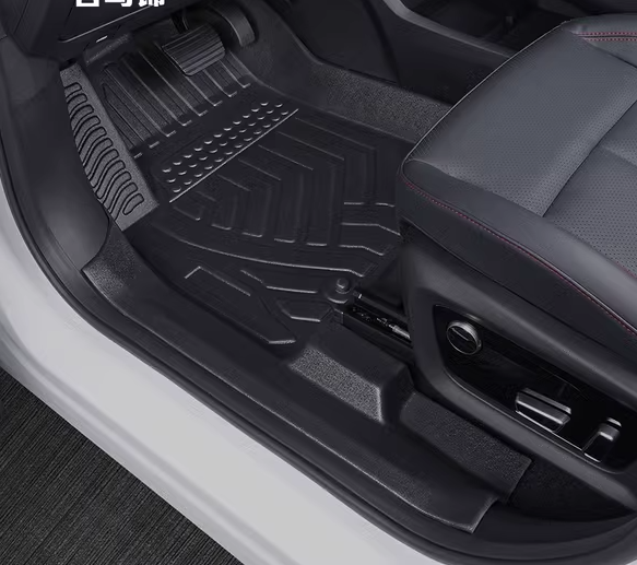 Alfombras 3D tipo bandejas para autos Dongfeng forthing T5 EVO, HEV, Friday . TPE rigidas Juego TAPETES de 3 filas de asientos