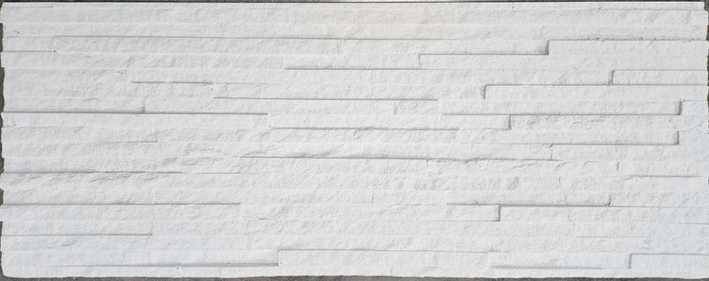 Piedra Flexible Art Stone white panel 570 x 270 mm (6 - 10 mm) 16 Pc/ box (2.46 m2)