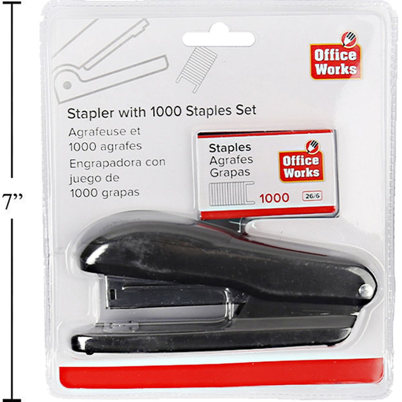 Grapadora 26/6  + 1000 grapas