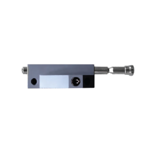 Cerradura manual para puerta automatica, para usar en los zocalos o puertas de perfileria.