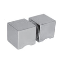 Boton cuadrado de puerta de bano brillante. Alta calidad. 10 años de garantia.