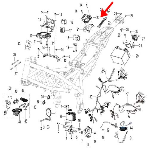 Computadora central ECU (752S)