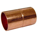 Coupling de cobre de 1" con tope