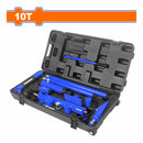 Gato chapisteria Porto power Kit de Reparación de carroceria Hidráulico para autos 10T. Gato Hidráulico saca golpes reparador de carroceria chapistero