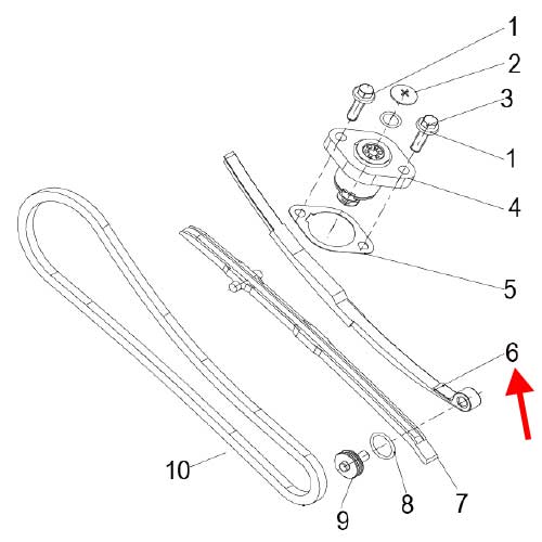 Patin de cadena movil (K-BLADE125)
