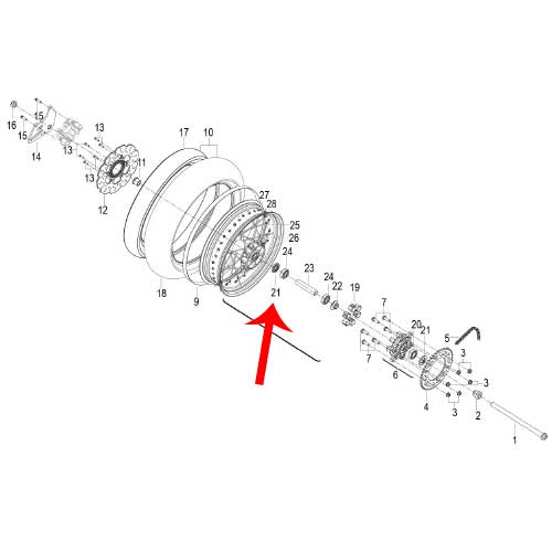 Sello de aceite (TRK502X)