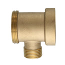 Conector Tee con rosca  de 1-1/2" x 3/4" x 1/2" para lavadoras