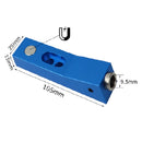 Mini plantilla con guia de perforacion para madera, Tamaño agujeros 9,5mm