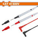 Cable y Puntas de Prueba para Multímetro 85cm CAT Ⅲ600V 136mm Largo. Apto para Medidor Abrazadera