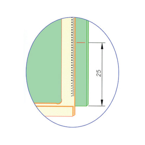 Escuadra L con brazo y divisiones métricas Longitud (mm) 600