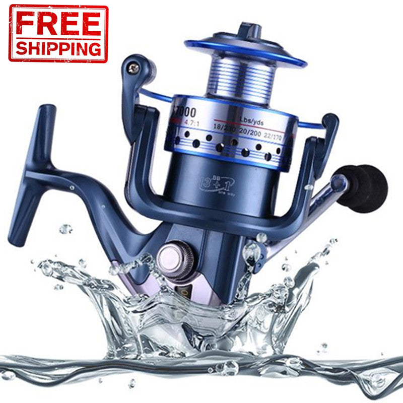 Carrete de pesca spinning 13+1BB 7000 series